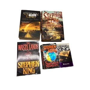 Stephen King Book Lot of 5- Desperation, Misery, Dome, Wasteland, Nightmares